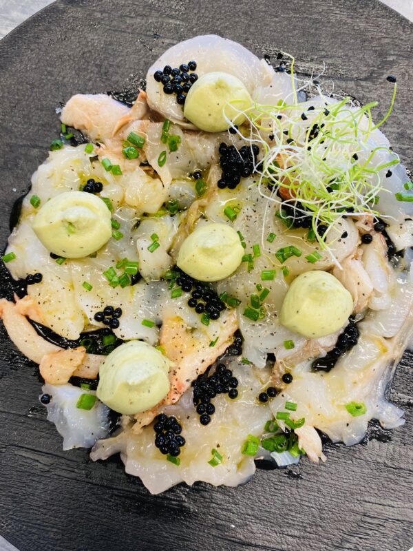 Carpaccio de Langouste Royale, Guacamole d'Avocats