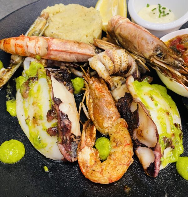 Duo de Seiches et Crevettes (Gambas)