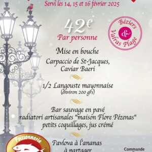 Menu St Valentin
